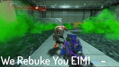 Doom SnapMap - We Rebuke You E1M1 - 1440p/60fps