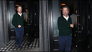 Comedian David Spade Steps Out For Dinner With Friends at Craig's Restaurant!