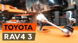 Cómo cambiar los bieletas de suspensión delantera en TOYOTA RAV 4 (XA30) [VÍDEO TUTORIAL DE AUTODOC]