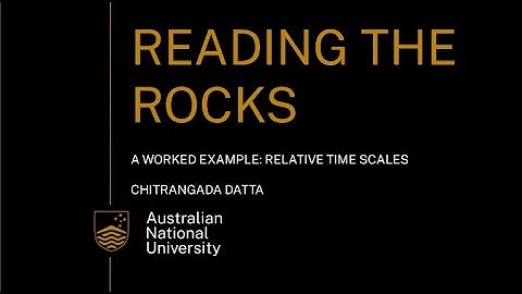 A worked example: Relative time scales for year 11 and 12 Earth and Environmental Science students