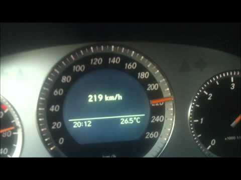 Mercedes C220 a 239 Km h