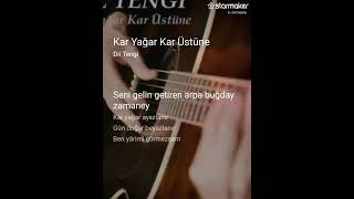 Dil Tengi - Kar Yağar Kar Üstüne Seslendirme Bana Aittir