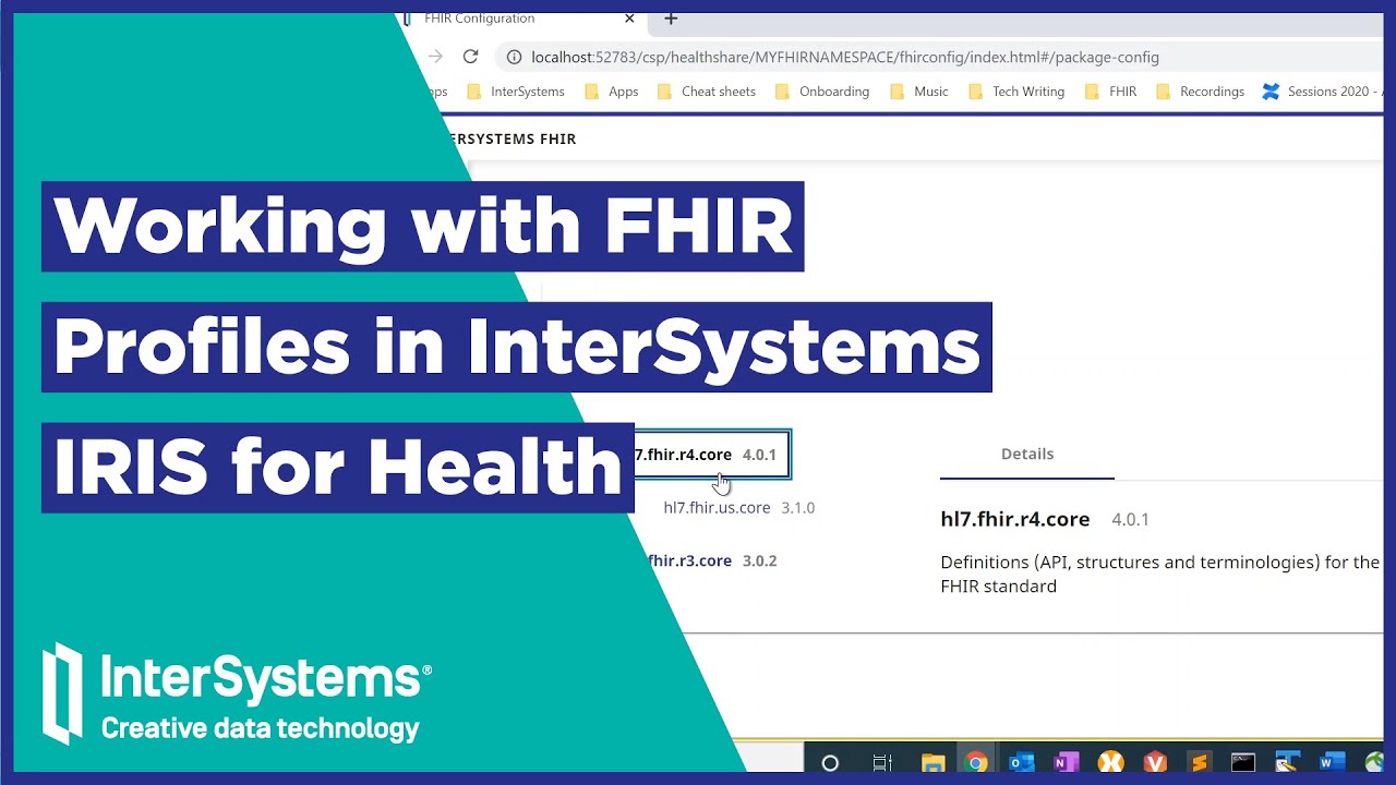 Working with FHIR Profiles in InterSystems IRIS for Health