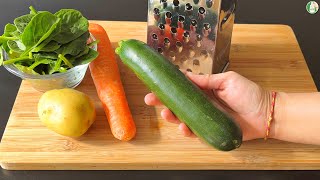 1 Zucchini 1 Potato 1 Carrot can make delicious dinner recipe that you can eat everyday!