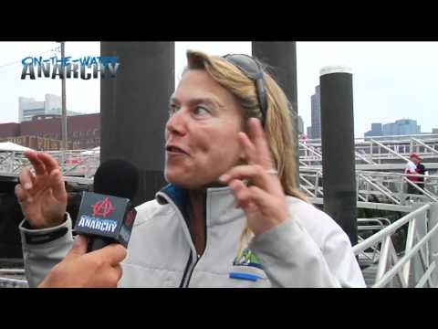 Dawn Riley, Director, Oak Cliff Sailing at the 2011 Extreme Sailing ...