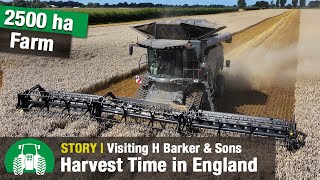 Harvest time at H Barker &amp; Sons | Fendt Ideal Combine Harvester | Farming in England | Agriculture