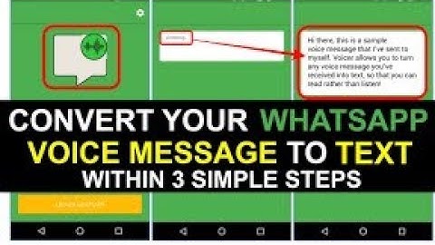 CONVERT WHATSAPP AUDIO AND VOICE NOTE TO TEXT AND FREE AUDIO TO TEXT TYPE
