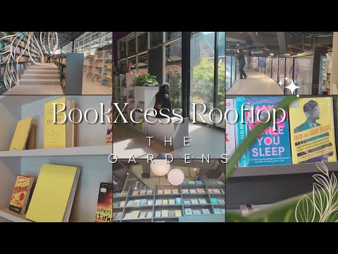 LET'S GO! | BookXcess Rooftop @ The Gardens, KL: Books, Food in a Maze | Bookstore Tour