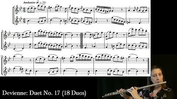 Devienne: Duet No. 17 (Play Along) in Gm