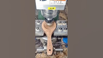 Automated Industrial Machine for Drilling and Shaping High Quality Wooden Spoon Handles