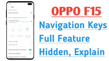 OPPO F15 Navigation Keys Full Feature Explain