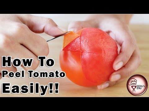 Comment éplucher des tomates [Sous-titres anglais]