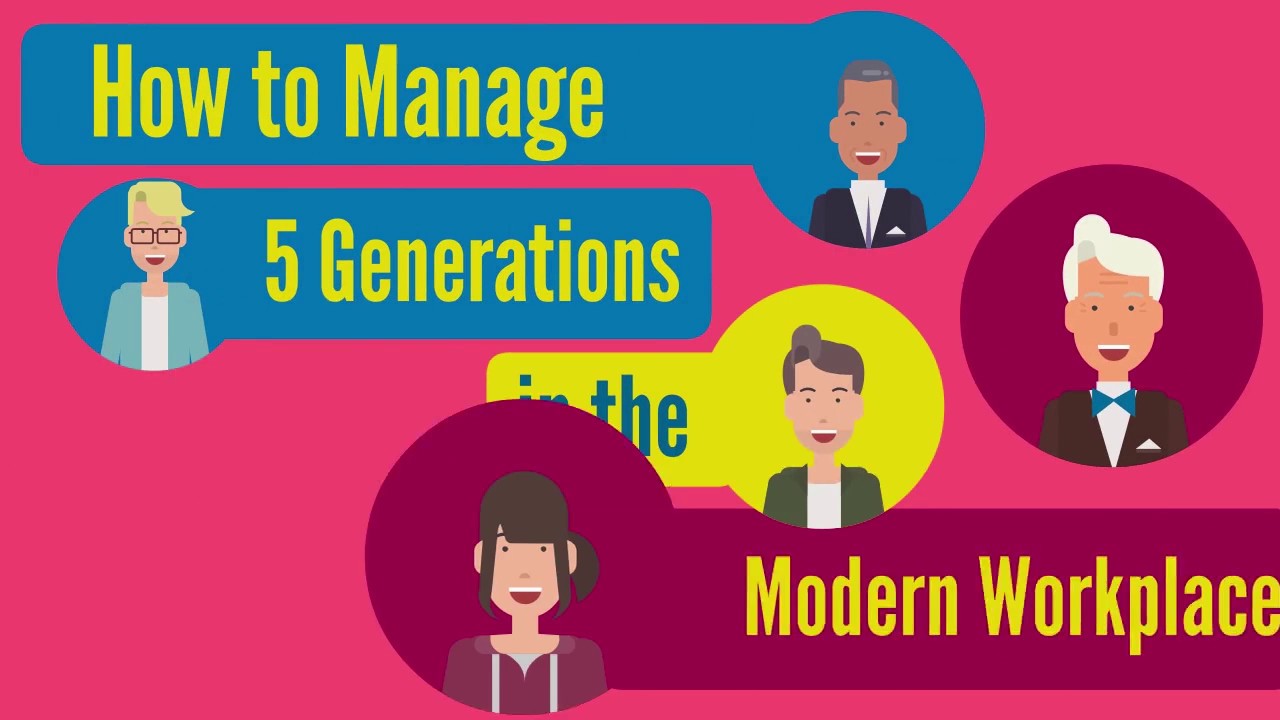 5 Generations In The Workplace Chart