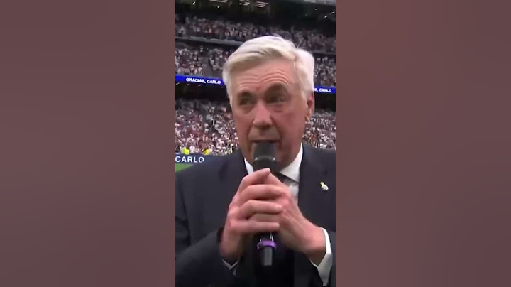 La última frase de ANCELOTTI como ENTRENADOR del REAL MADRID que ya es HISTORIA