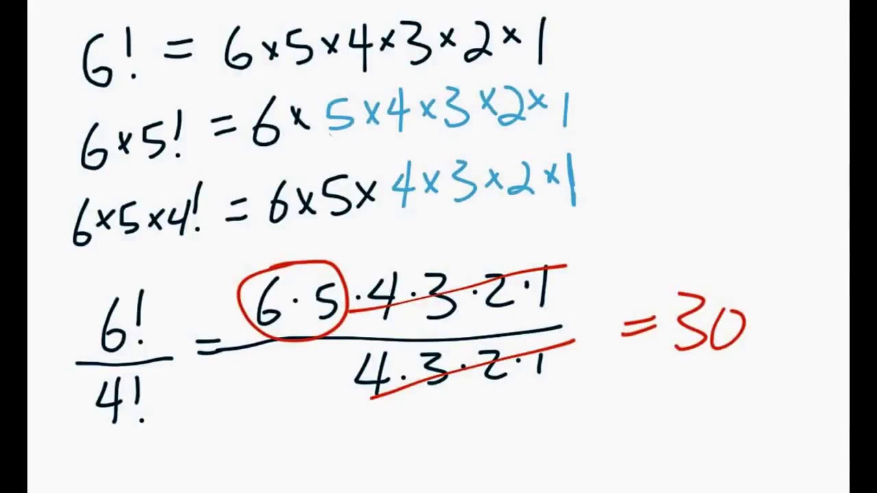 Math 30-2: Counting Methods 2.2: Factorial Notation - YouTube