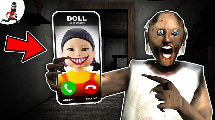 Squid Game Doll call Granny ► funny horror cartoon thumbnail
