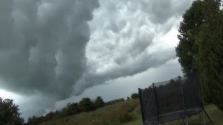 Powerful Thunderstorm 29 July 2013 - Loud Thunder and impressive gust front
