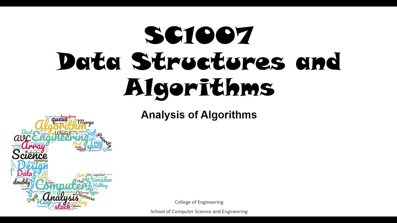 SC1007 Data Structures and Algorithms - YouTube