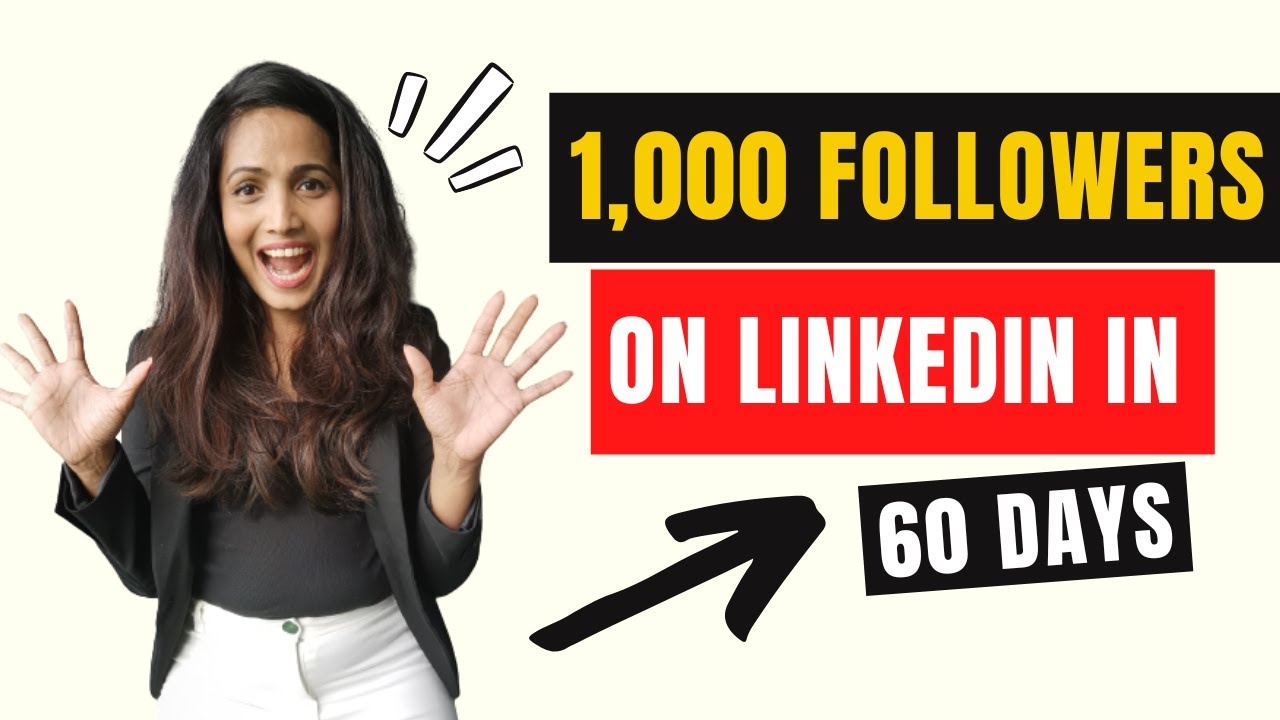 How to Get 1,000 Followers Organically on LinkedIn FAST in 2022? - YouTube