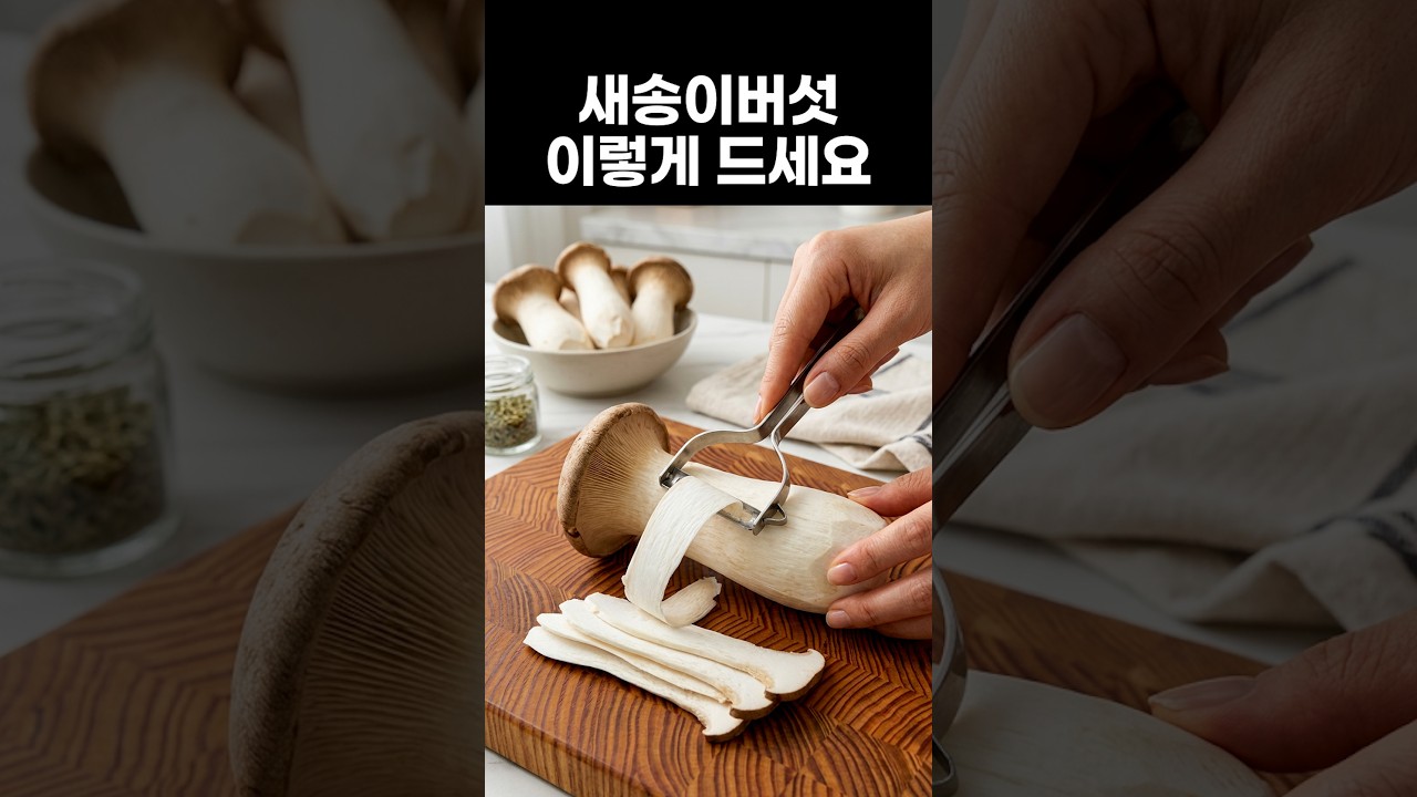 닭고기보다 맛있는 새송이버섯 무침