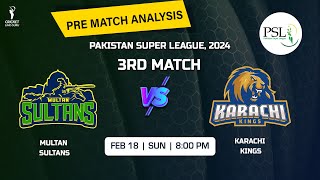 PSL 2024 Multan Sultans vs Karachi Kings 3rd Match PREDICTION, MLS vs KRK Who Will Win? screenshot 2