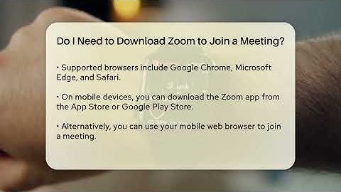 Do I Need to Download Zoom to Join a Meeting? - Talking Tech Trends