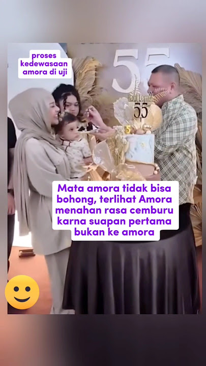 Amora terlihat cemburu karna suapan pertama bukan untuk dia #viralvideo #vidoeshort
