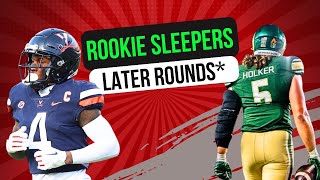 ROOKIE SLEEPERS for Dynasty 🏈🚨🎥 (*Film Included) #malikwqshington #nfldraft2024 #nfl