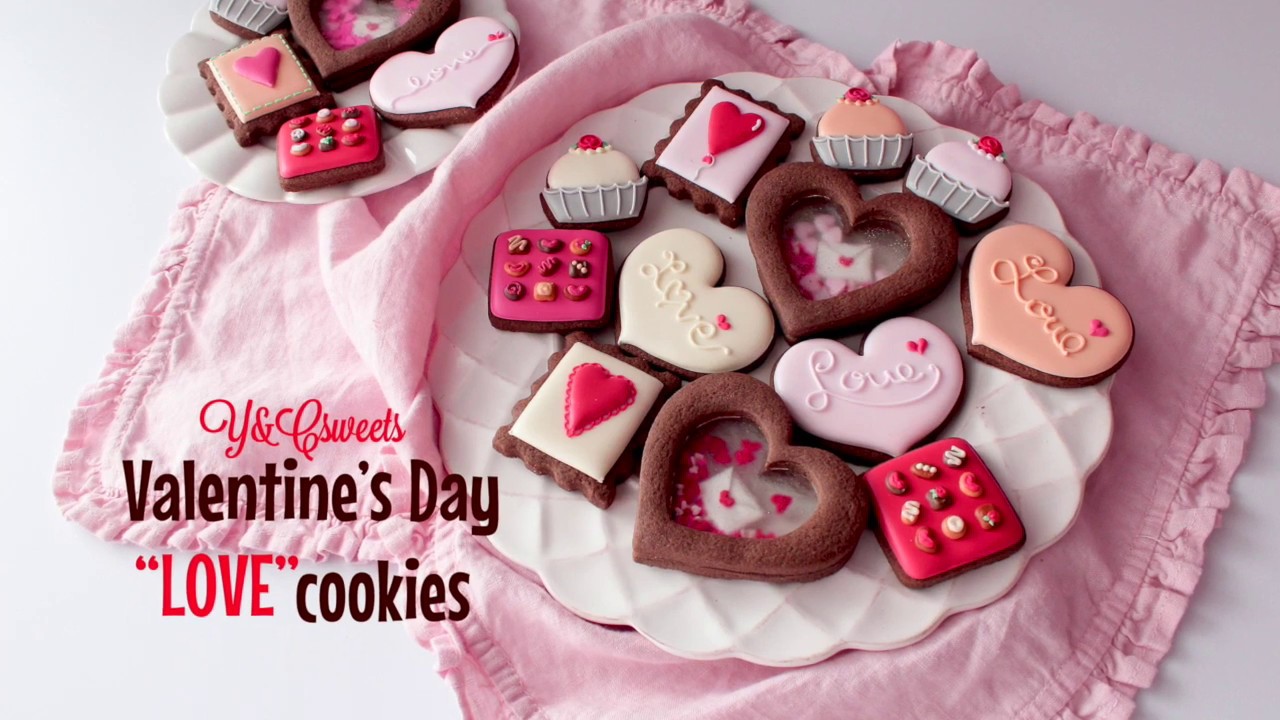 Valentine S Day Love Cookies シャカシャカクッキー入り バレンタインアイシングクッキー Youtube