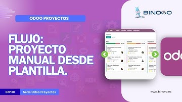 ODOO Proyectos | Tutorial 30 📌 Ejemplo flujo: Proyecto manual desde plantilla