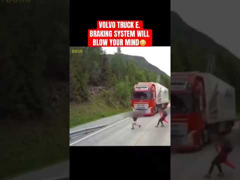 Volvo Truck Emergency Braking System: Mind-Blowing Innovation!  #innovativetechnology #tech