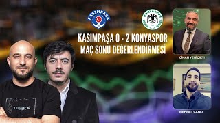 Kasımpaşa 0-2 Konyaspor | Maç Sonu Değerlendirmesi