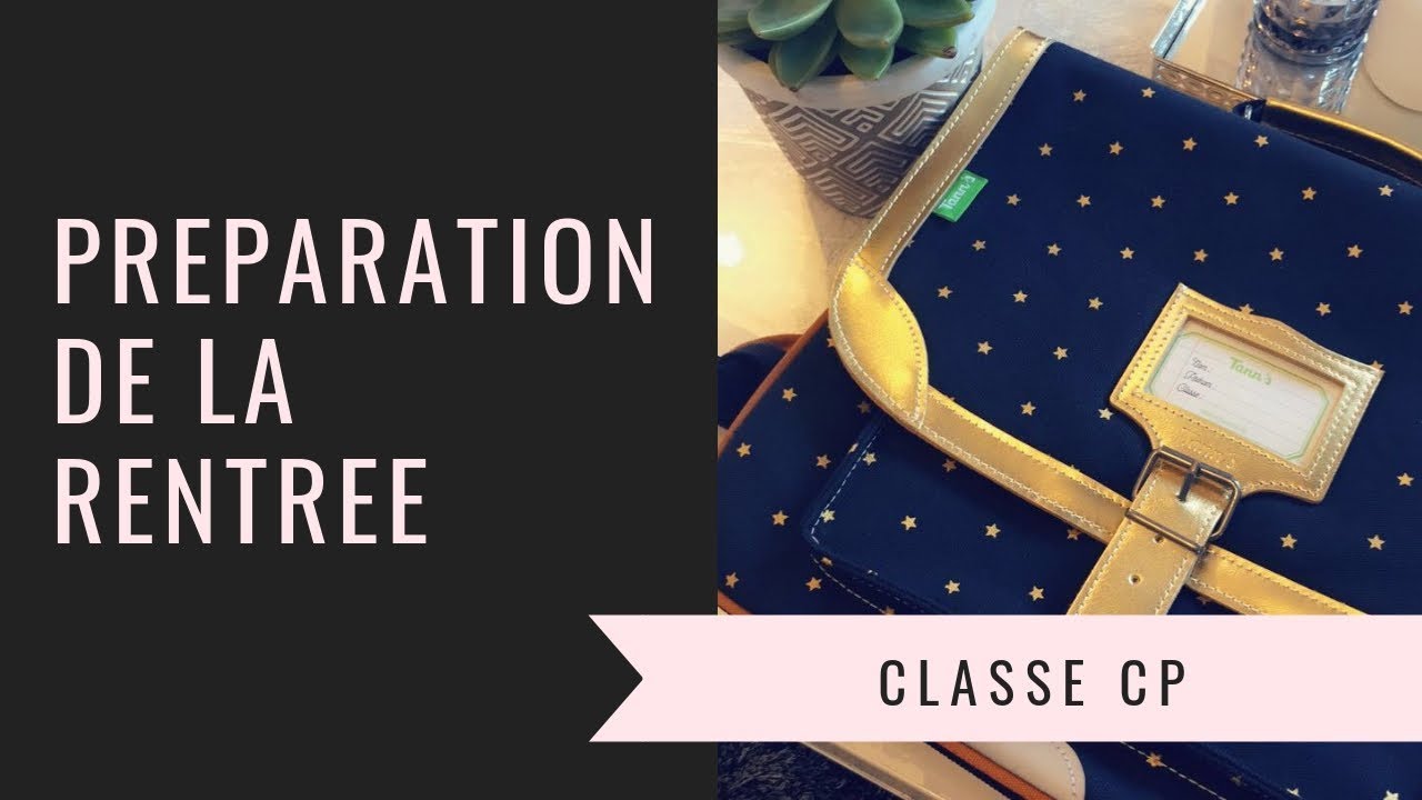 Préparation rentrée classe CP