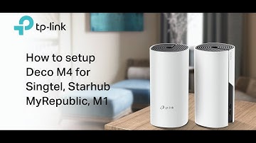 How To Setup Deco M4 For Singtel , Starhub , MyRepublic & M1