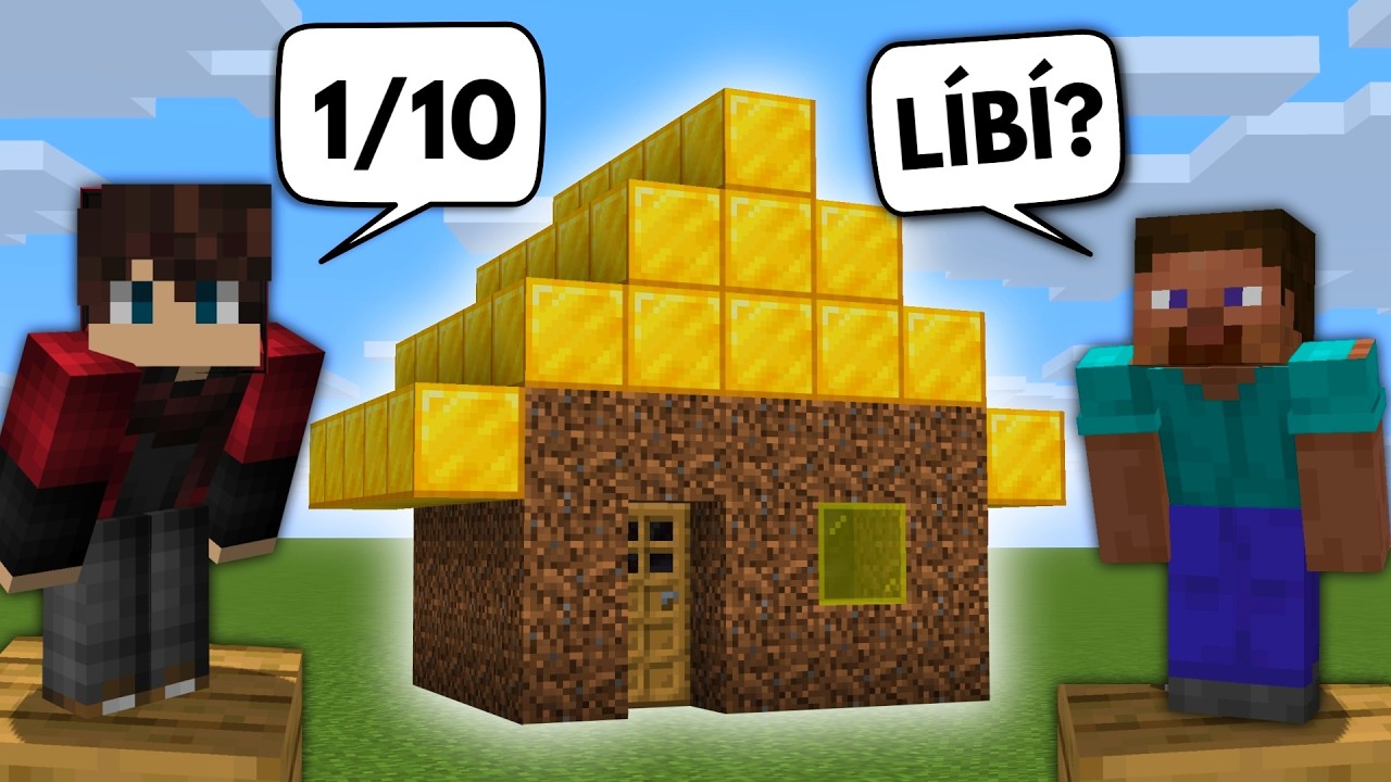 Hodnotím VAŠE STAVBY v Minecraftu...