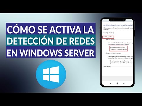 ¿Cómo se activa la detección de redes en WINDOWS SERVER? - Configura fácil