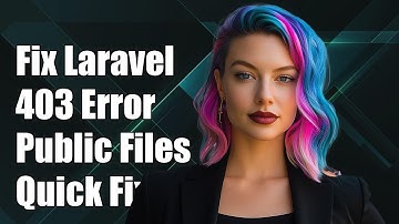 Fixing Laravel 5.4 Forbidden 403 Error on Public Storage Files