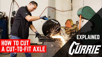 HOW TO CUT A CUT-TO-FIT 9-INCH AXLE | EXPLAINED