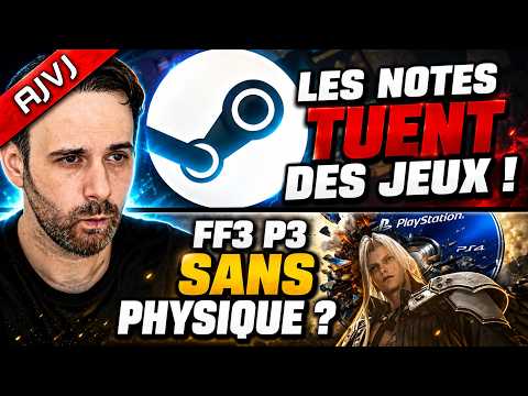 Xbox en chute libre ! FF7 Revelation sans disque ?? Steam influence les achats par les notes,...