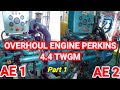 OVERHOUL MESIN DIESEL PERKINS 4.4 TWGM || PART 1 || VLOG PELAUT