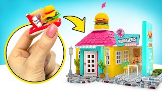 Como Fazer Uma Mini-Hamburgueria Com Papelão