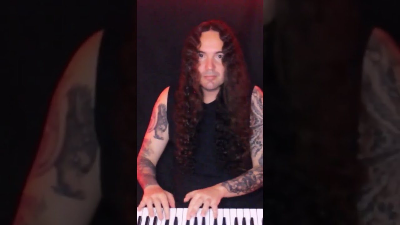 Black Wings Counterpoint riff. #keyboardsolo #metalkeyboard