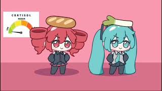 Low cortisol Hatsune Miku and kasane teto 