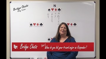 Bid 4-Card Major Theory 2-Bridge Chats | Responder Part Two