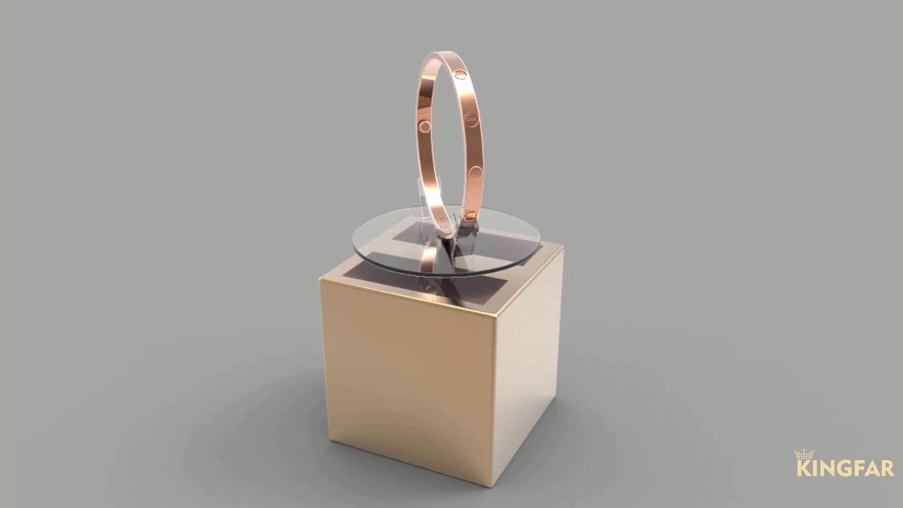 Jewelry Solar Rotating Display