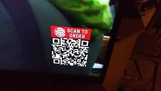 TBS Burger King Scan-to-Order Code Screenbug (2020)