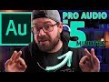 إتقان الصوت في أقل من 5 دقائق برنامج Adobe Audition التعليمي احصل على أفضل جودة صوت 