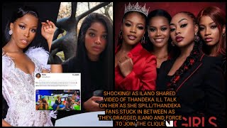 SHOCKING! AS ILANO SHARED VIDEO OF THANDEKA ILL TALK ON HER AS SHE SPILL/THANDEKA FANS STUCK IN..