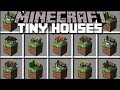 Minecraft MINIATURE HOUSE MOD / PLACE SMALL HOUSES IN MINECRAFT AND LIVE INSIDE THEM!! Minecraft