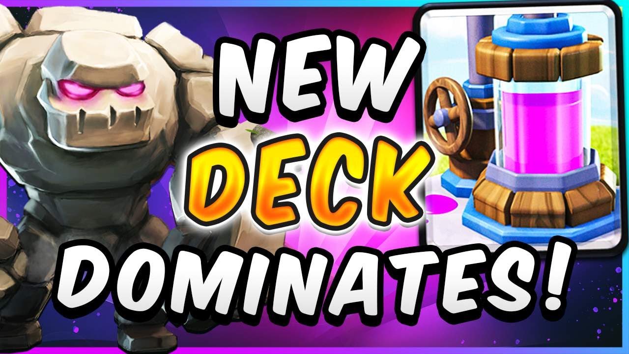 SirTagCR: 88% WIN RATE! BEST GOLEM DECK IN CLASH ROYALE! - RoyaleAPI